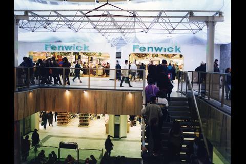How the front of Brent Cross's Fenwick store looked in years gone by